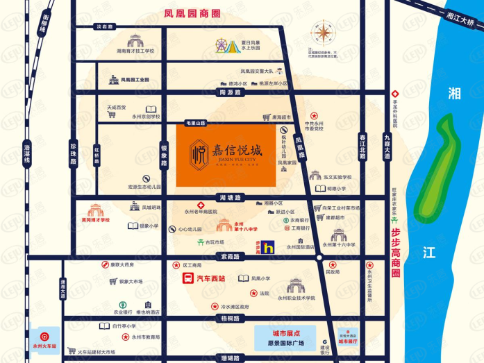 区位图 