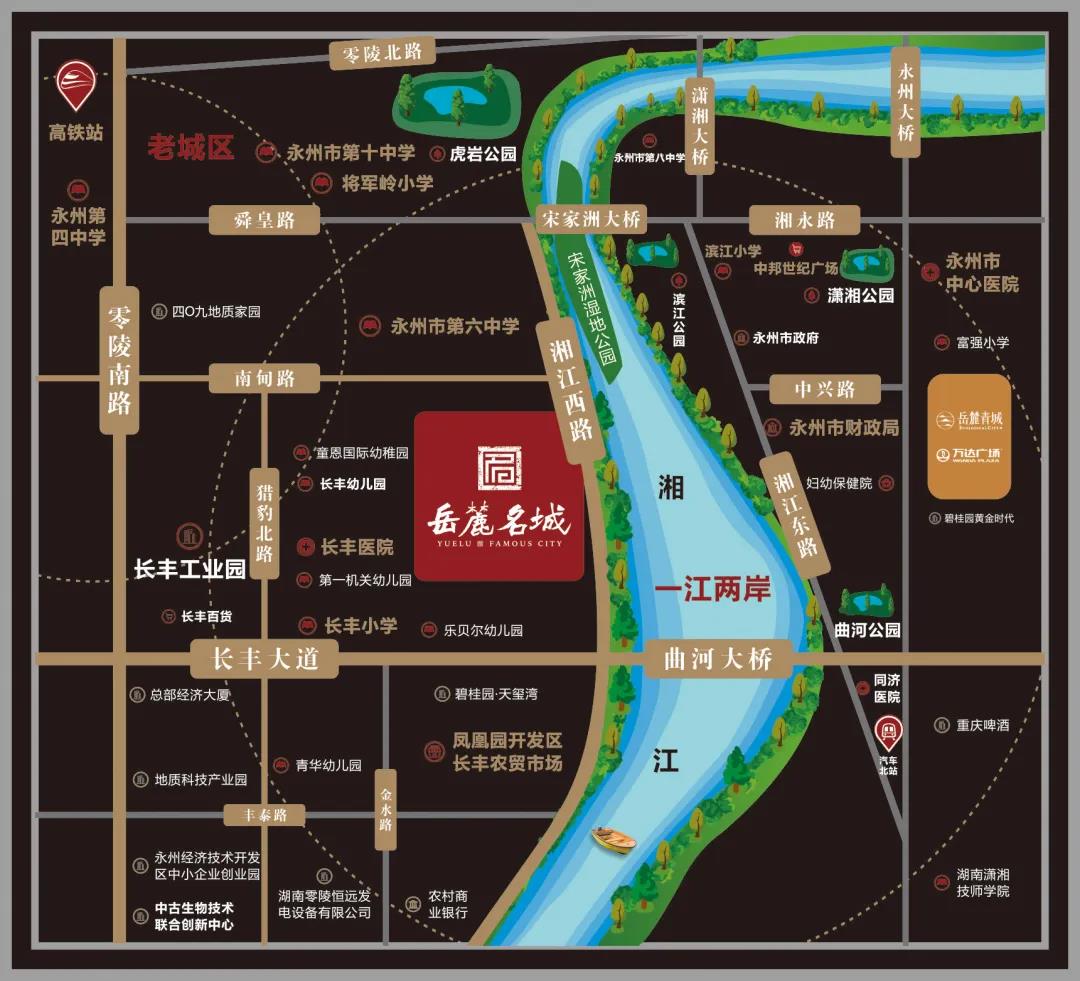区位图 